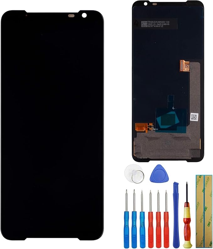 LCD Display Compatible with ASUS ROG Phone 3 ZS661KL ZS661KS I003DD 6.59 LCD Display Touch Screen Assembly with Tools