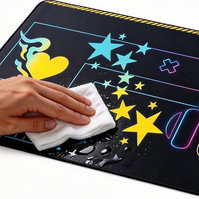 Mouse Mat Collaboration Series Kagamine Rin &amp Len 35.4x15.7 Inch Extended Gaming Desk Pad Non-Slip Rubber Base