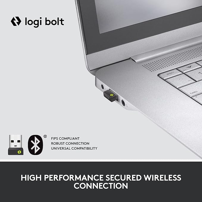 Logitech Lift for Business Vertical Ergonomic Mouse Wireless Bluetooth or Secured Logi Bolt USB Quiet clicks Globally Certified Windows/Mac/Chrome/Linux - Graphite