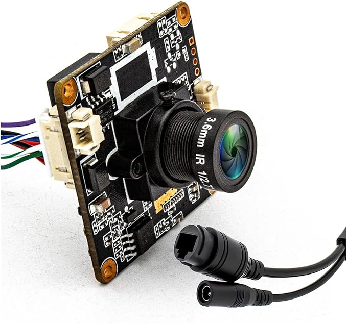 IP Network Camera Board 3MP 25FPS Mini POE48V Camera Module 3mm 83 Degree M12 Mount Lens Safety HD Security Webcam