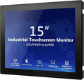 15 Inch Industrial Touchscreen Monitor10-Point Capacitive Touch IP65 LCD Display 4:3with VESA HDMI/VGA/DVI/USB/Audiofor Medical &amp Industrial &amp Kiosks POS.1024 * 768