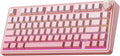 EPOMAKER X Aula F75 75% Wireless Gaming Keyboard BT/2.4GHz/USB-C Hot Swappable Creamy Mechanical Keyboard with 5-Layer Padding&ampKnob NKRO RGB (Pink)