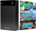 Kinhank External HDD Hard Drive with 96000+ Retro GamesCompatible with 400+ Emulators12TB Retro Gaming Hard DrivePortable Game Hard Drive Disk for Win 7/8/10/11