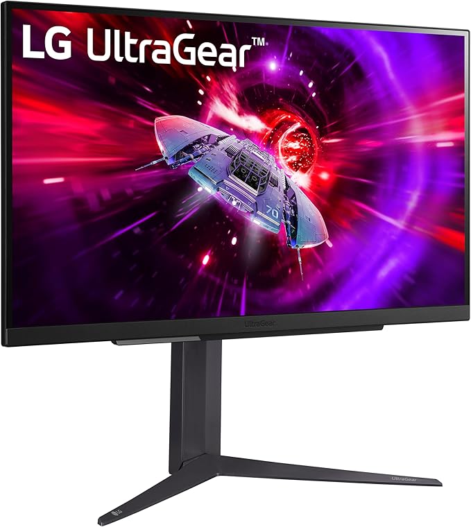LG 27GR83Q-B 27-inch Ultragear QHD (2560x1440) IPS Gaming Monitor 240Hz 1ms DisplayHDR 400 G-Sync AMD FreeSync Premium HDMI 2.1 DisplayPort 4-Pole HP Out DTS GP:X Tilt/Height/Pivot Stand Black