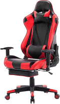 Home Ergonomic Office Chair Ergonomic Computer Chair with Adjustable Height Gaming Chair High Back Adjustable Swivel Video Game Chair with Footrest and Headrest