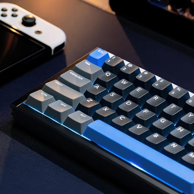 IQUNIX EZ60 Gaming Keyboard 60% RGB Mechanical Keyboard 61 Keys with Star Trail Magnetic Switches Rapid Trigger Adjustable Actuation Double Shot PBT Keycaps for Win/Mac Laptop PC