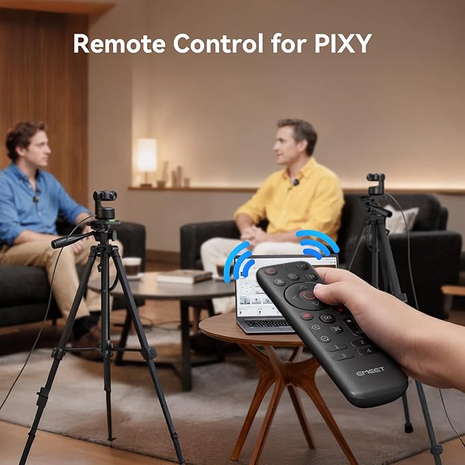 EMEET PIXY Dual-Camera AI-Powered PTZ Camera 4K and Remote