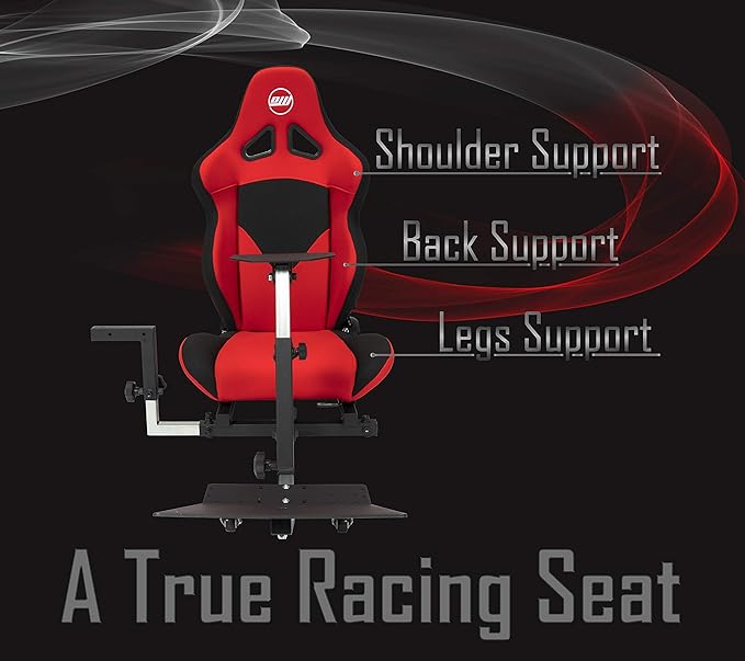 Advanced Racing Simulator Seat Driving Simulator Gaming Chair with Gear Shift Mount
