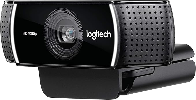 Logitech 1080p Pro Stream Webcam for HD Video Streaming and Recording at 1080p 30FPS
