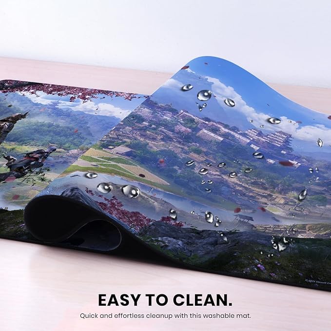 Head Case Designs Officially Licensed Assassin's Creed Key Art Shadows Graphics 37.4 x 15.75 x 0.16 inches (900 x 400 mm) - XL Gaming Office Desk PC Keyboard Mouse Mat Pad