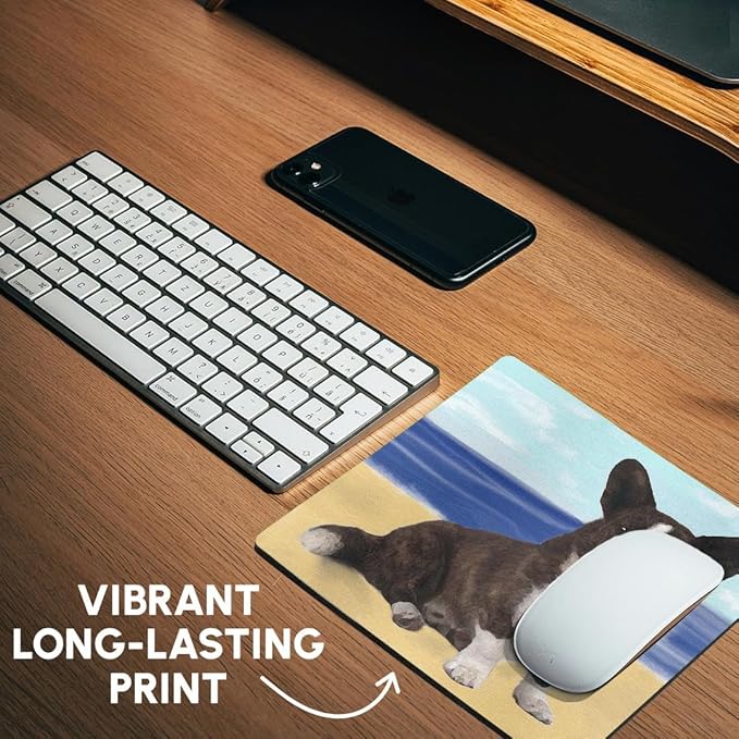 3dRose LLC 8 x 8 x 0.25 Inches Cardigan Welsh Corgi Mouse Pad (mp_4161_1)