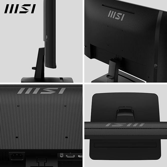 msi PRO MP271A E2 27-inch IPS 1920 x 1080 (FHD) Gaming Office Monitor 120Hz Free-Sync HDMI DisplayPort VGA Port VESA Mountable Tilt Speaker 4-Side Slim Bezel 1ms Black