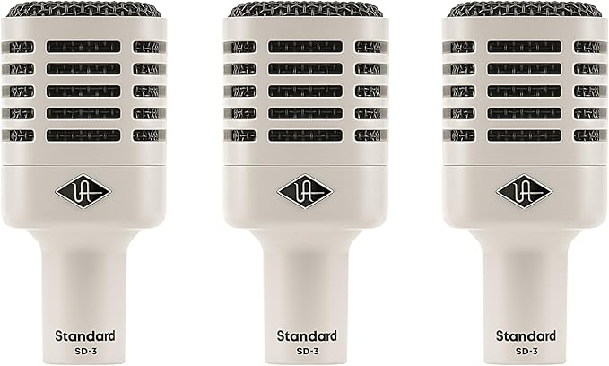 Universal Audio SD3 Dynamic Microphone with Modeling 3 Pack