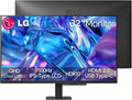 LG 32 QHD (2560 x 1440) IPS Computer Monitor 100Hz 5ms HDR10 99% sRGB Dynamic Action Sync Contrast Ratio 1000:1 Reader Mode Flicker Safe HDMI USB Type-C Tilt Adjustment Black
