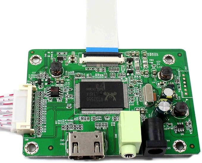 VSDISPLAY LCD Controller Board VS-RTD2556H-V1 Work for 1366x768 B116XAN02.0 B116XAN02.2 B116XAN02.4 M133NWN1 R1 R3 R4 M140NWR4 R1 R2 B156XTN03.1 B156XTN03.3 30 Pin EDP WLED LCD Screen