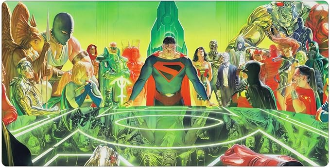 Head Case Designs Officially Licensed Justice League DC Comics Kingdom Comic Book Covers 23.62 x 11.81 x 0.12 inches (600 x 300 mm) - L Gaming Office Desk PC Keyboard Mouse Mat Pad