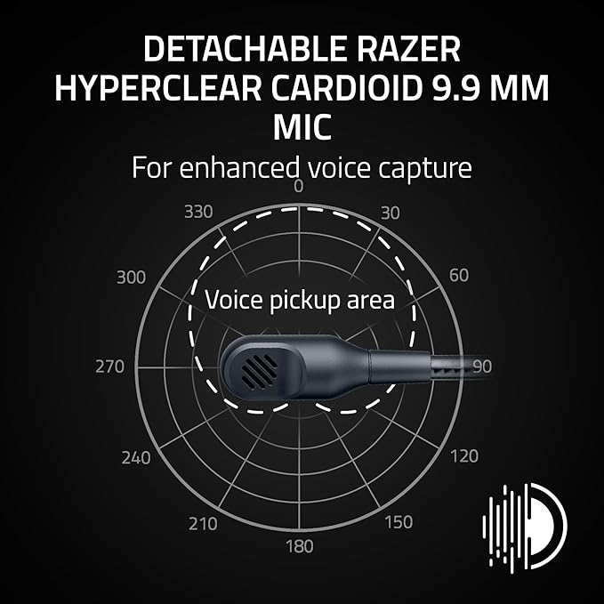 Razer BlackShark V3 X HyperSpeed Wireless Gaming Headset for PS5: 50mm Drivers - Cardioid Mic - 2.4 GHz Bluetooth - Works with PC Mac Nintendo Switch Smartphone - Long Battery Life - Black