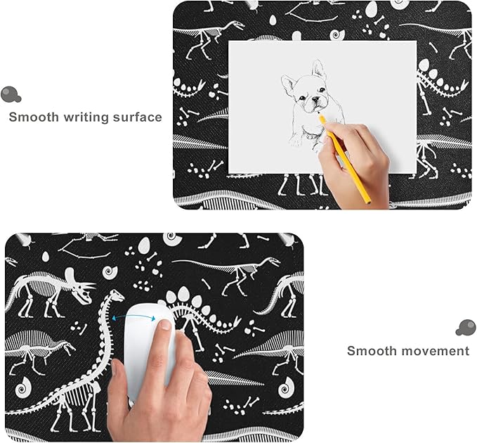 Dinosaurs Mouse Pads D ino Large Gaming Mouse Pad Non-Slip Desk Mat for Computers Laptop 35.4x15.7 in
