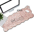 Rose Gold Psalm 46-5 Desk Mat Mouse Pad 31.5 x11.8 XL Extended Mousepad Huge Mouse Pads with Stitched Edges Desk Pad for Work Game Office Home