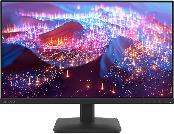 Lenovo L27-4e Monitor - 27 Flat IPS FullHD Display - 100Hz Refresh Rate - 4ms Response Time - HDMI 1.4 - VGA - Tilt Stand - Raven Black