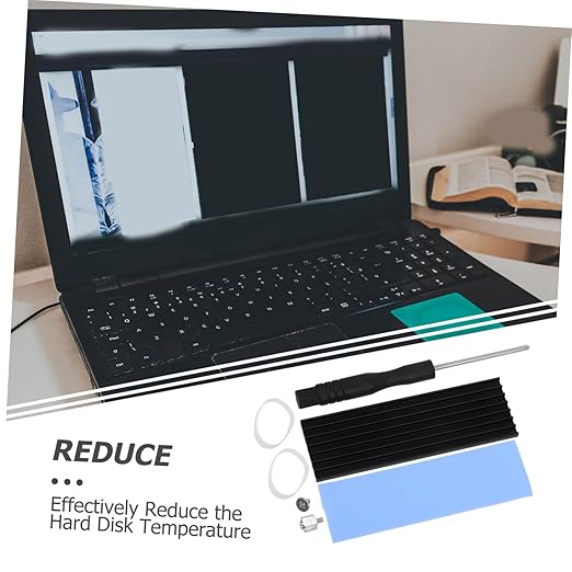 TEHAUX 15sets Ssd Cooling Heatsink Heat Dissipation Pads for Solid State Drives Easy Installation Efficient Thermal Conductivity