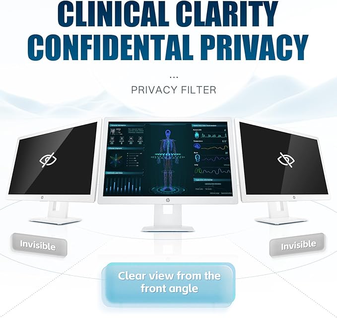 HP Healthcare Edition HC241P 24 Clinical Review Monitor Without Stand DICOM Calibration for Clinical Review and Accurate Diagnosis DisplayHDMI/DP/VGA/USB 2.0 Type-B to Type-A Cables