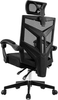 Home Ergonomic Office Chair High Back Adjustable Swivel Video Game Chair Computer Chair with Headrest and Breathable Skin-Friendly Mesh Ergonomic for Adults and