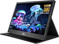 NexiGo 4K Portable Monitor 17.3 Inch 400 Nits FreeSync 100% Adobe RGB HDR IPS Display Dual Speakers Eye Care Screen with OTG Expansion for Laptop PC/MAC/Console/PS5 VESA &amp Smart Cover