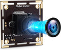 Global Shutter USB Camera Module 720P 60fps High Speed USB Camera Board100 Degree No Distortion M12 Lens USB Webcam Plug and Play for Industrial Machine Vision for MAC/Linux/Raspberry Pi