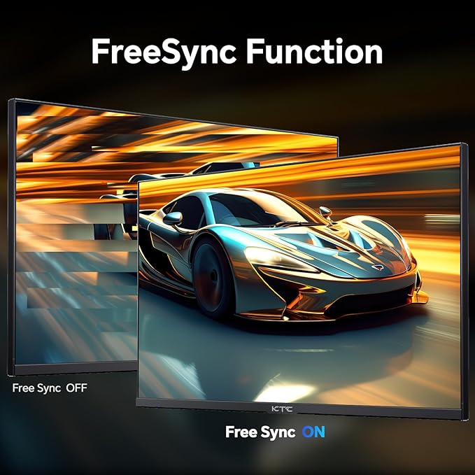 KTC 24 Gaming Monitor 180Hz 144hz Monitor QHD(2560x1440p) l Up to 1MS | Fast IPS Monitor |122% SRGB | 2X DP &amp 2X HDM|100×100mm VESA Compatible (Renewed)