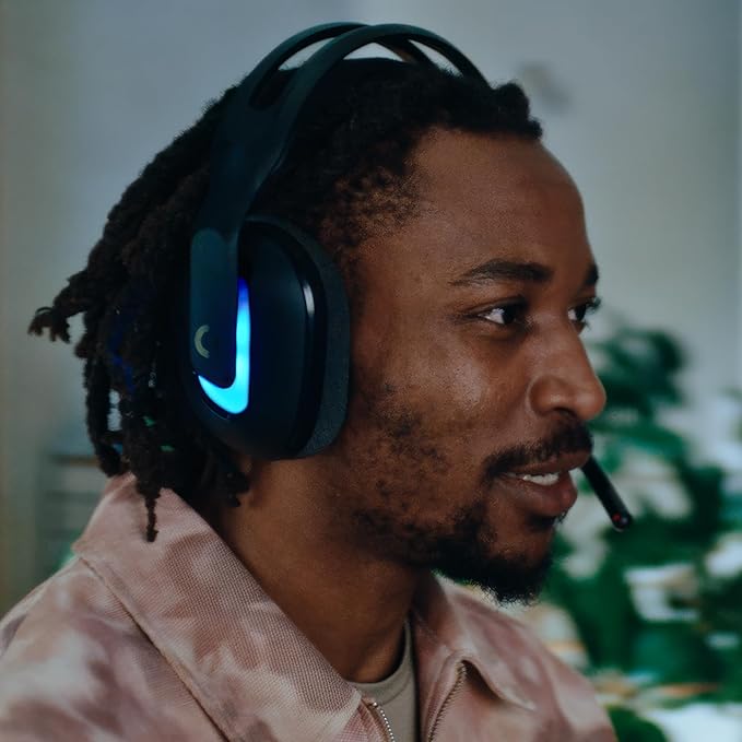 Logitech G Astro A20 X Lightspeed Wireless Gaming Headset for PS5 Xbox Nintendo Switch/Switch 2 PC with 2-System PLAYSYNC Audio Bluetooth LIGHTSYNC RGB and 48 kHz Boom Mic - Black