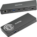 Plugable USB-C Docking Station Dual 4K 60Hz HDMI 65W Charging Gigabit Ethernet 1x USB-C 5Gbps 3X USB-A Audio Windows/ChromeOS USB-C/USB4/Thunderbolt Driverless (UD-MSTH2)