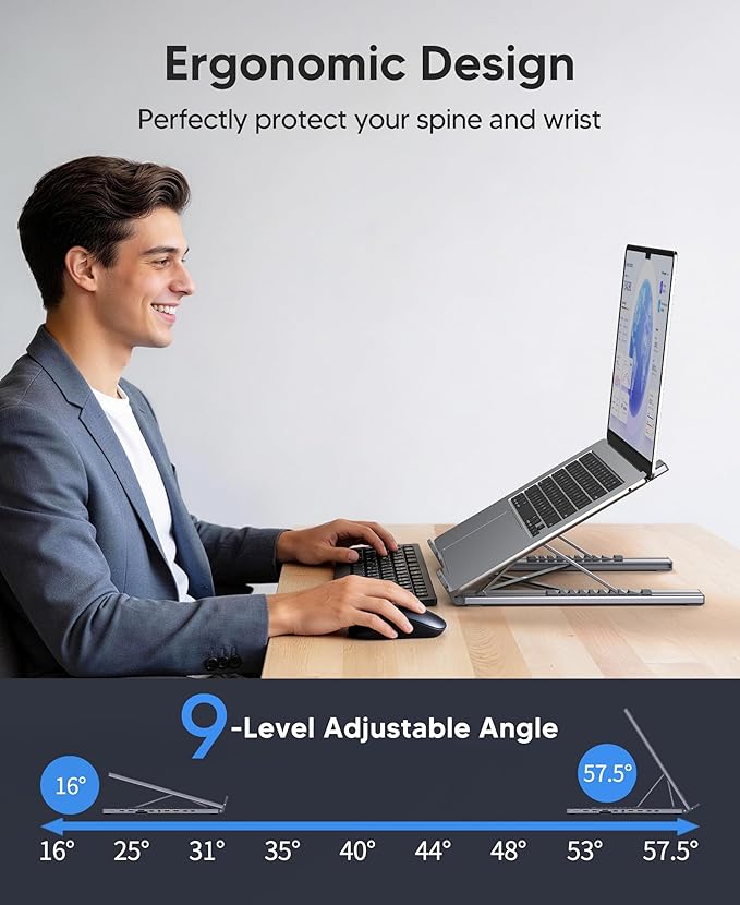 Laptop Docking Station Stand Dock Tablet Stand 11 in 1 USB C Hub with 4K@60Hz HDMI2 USB3.02 USB2.0PD 100WUSB C 3.0+SD/TF+Audio Universal Dock Station for MacBook Pro/Air/Dell/HP/Surface/Lenovo