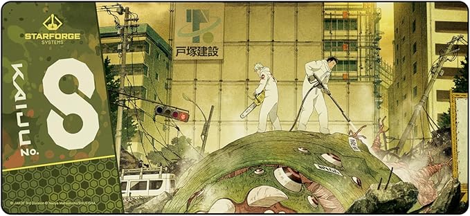Hyakkei 001 - Kaiju No. 8 Gaming Desk Mat – Large Extended Mouse &amp Keyboard Pad