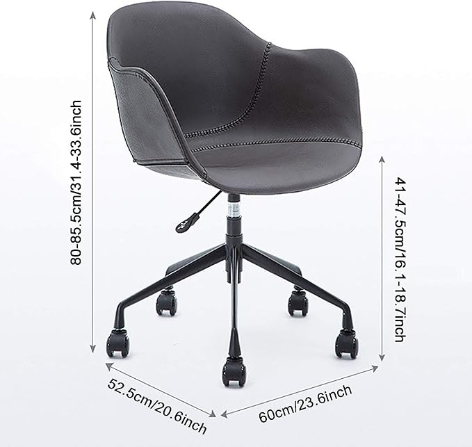 Office Chair Gaming Chair Computer Chair Adjustable Heavy Duty Swivel Chair with High-Density SpongeModern Simplicity Style Office Chair Mid-Back Conference ChairErgonomic Have Computer Ch