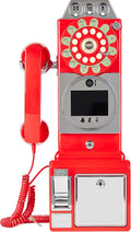 Video Guest Book Wedding Phone (Art Deco Wall-Mounted red)