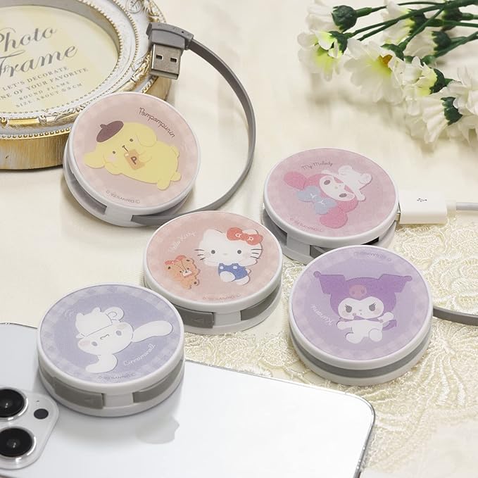 Gourmandise Sanrio Characters Round USB Hub My Melody SANG-246MM