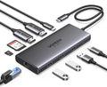 UGREEN Docking Station 10 in 1 Revodok Pro 210 USB C Dock Dual HDMI 4K@60Hz Single 8K@30Hz 100W PD 5Gbps USB C and USB A Data Ports Gigabit Ethernet SD/TF Card Reader USB Hub Compatible for HP Dell
