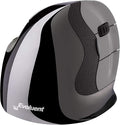 Evoluent – Inventor of The Vertical Mouse – VMDLW Ergonomic Vertical Mouse Right Hand Large USB Wireless Sculpted for Comfort Reduces Wrist Strain 4 Speeds 6 Customizable Buttons in Windows
