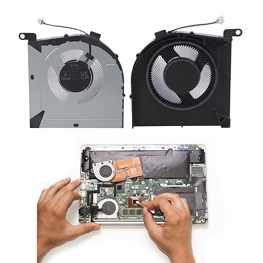 Laptop Cooling Fan Metal Heat Sink for GeekPro G5000 IRH8 APH8 DC12V CPU GPU Thermal Management Metal Cooling Fan