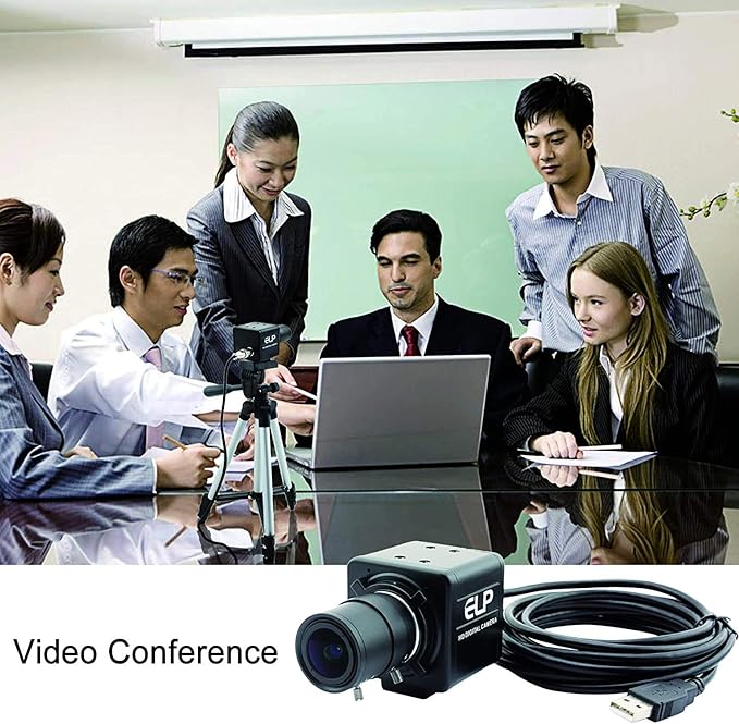 2MP Webcam 2.8-12mm Varifocal Lens Webcamera VGA High Speed 100fps 1080P USB Camera for Industrial HD Web Camera with CMOS OV2710 Sensor for Video Conference