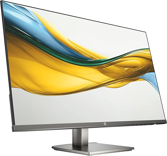HP Series 5 527da 27 IPS FHD Monitor with 5ms Response Time Anti-Glare Flicker Free 300 nits Brightness VGA HDMI &amp Dockztorm USB Port Expander Black/Metal Gray Color (B11W6AT#ABA)