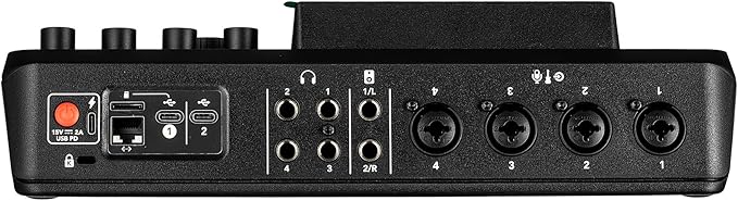 RODE RODECaster Pro II + 2x Headphones + 2x Podcast Microphone + 64GB Micro SD Memory Card + 10 Foot XLR + USB-C + 1/4 TRS + More (Bundle)