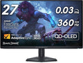 Alienware AW2725DF OLED Gaming Monitor - 26.7-inch Quantom-Dot WQHD (2560x1440) 360Hz 0.03Ms Display AMD FreeSync Premium Pro HDMI/DP/USB 3.2 Gen1 Height/Tilt/Swivel/Pivot Adjustability - Black