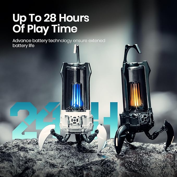 GravaStar Supernova Portable Bluetooth Speaker LED Table Lamp Speaker 9H Playtime TWS Pairing Wireless Speakers fo Party/Outdoor/Camping/Gifts
