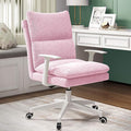Office Chair Gaming Chair Computer Chair Ergonomic Computer Chair with Soft Removable Seat and Comfortable BackrestUpholstered Gaming Chair with Height Adjustable ArmrestFabric H