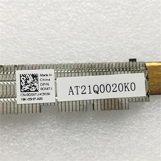 0GX4TJ for 15 5570 5593 Laptop Heatsink Radiator Copper Tube CN-0GX4TJ GX4TJ