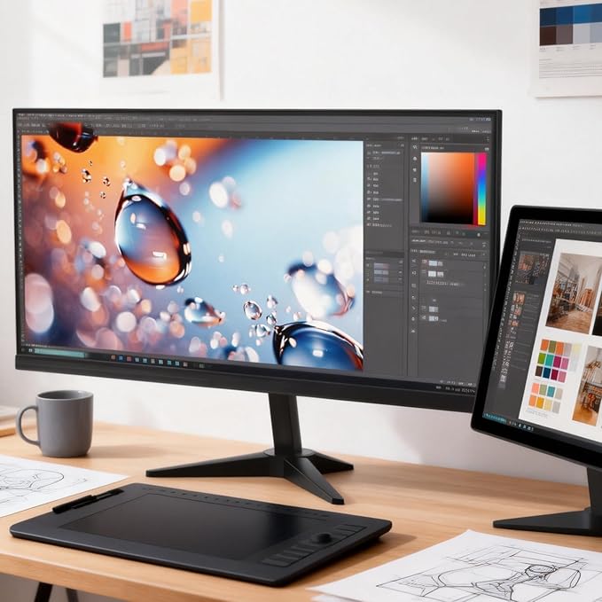 19.5-inch Professional HD Monitor (1440 x 900) 75Hz Refresh Rate with Audio Visual Protection Technology Blue Light Filter and Flicker-Free Technology (HDMI and VGA Ports)