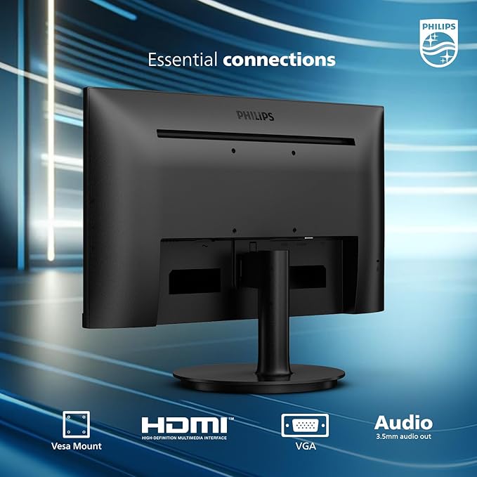 Philips 271V8LB 27 Framless Full HD (1920 x 1080) 100Hz Monitor VESA HDMI x 1 VGA Port x1 Eye Care 4 Year Advance Replacement Warranty