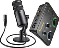 MAONO USB Audio Interface for PC &amp XLR Dynamic Microphone: Interface with XLR Input 24-bit/192kHz Routing Software Loopback for Recording Music Guitar Podcast Streaming